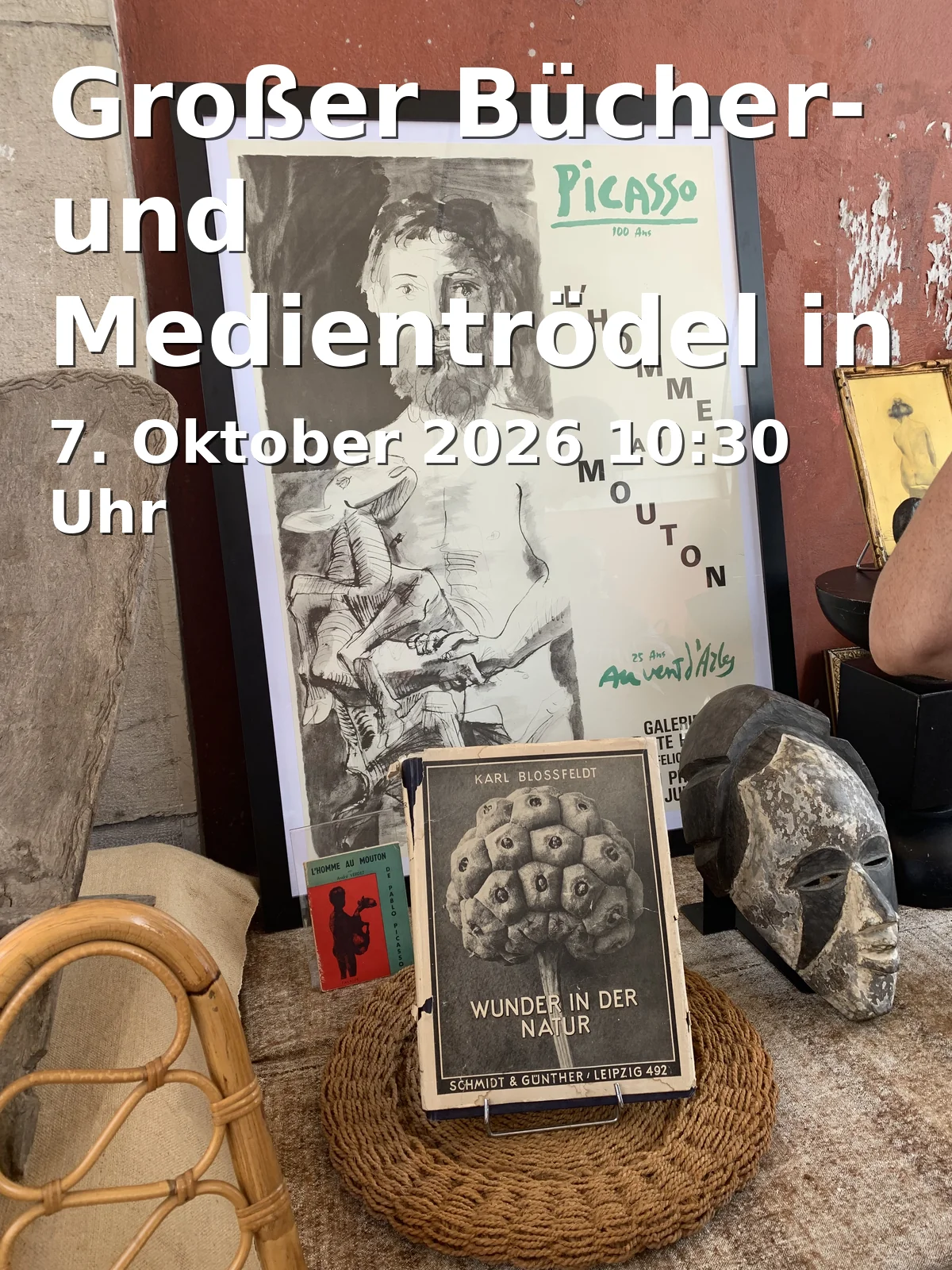 Event: Großer Bücher- und Medientrödel in Neumühl in Stadtteilbibliothek Neumühl, Lehrerstraße 5, 47167 Duisburg on 7. Oktober 2026