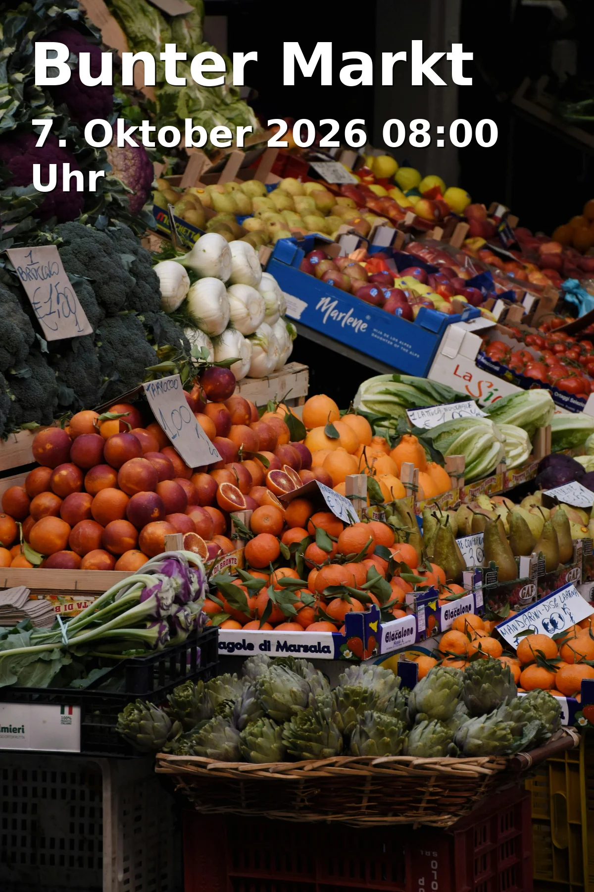 Event: Bunter Markt in Marktplatz Jena, Markt 1, 07743 Jena on 7. Oktober 2026