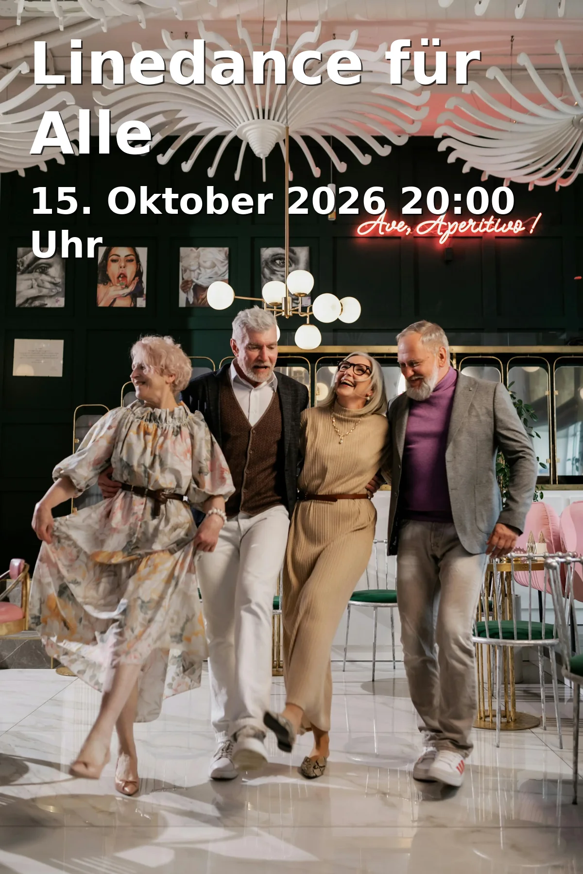 Event: Linedance für Alle in Martinshalle der Christian-Morgenstern-Grund- und Mittelschule Herrsching, Eingang über den Pausenhof, linkes Gebäude on 15. Oktober 2026