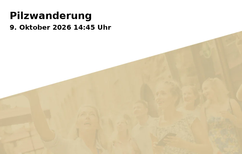 Event: Pilzwanderung in Heinersreuth on 9. Oktober 2026