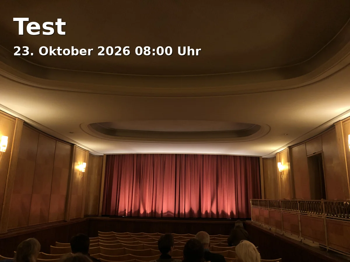 Event: Test in Charlottenstraße 119, 14467 Potsdam on 23. Oktober 2026