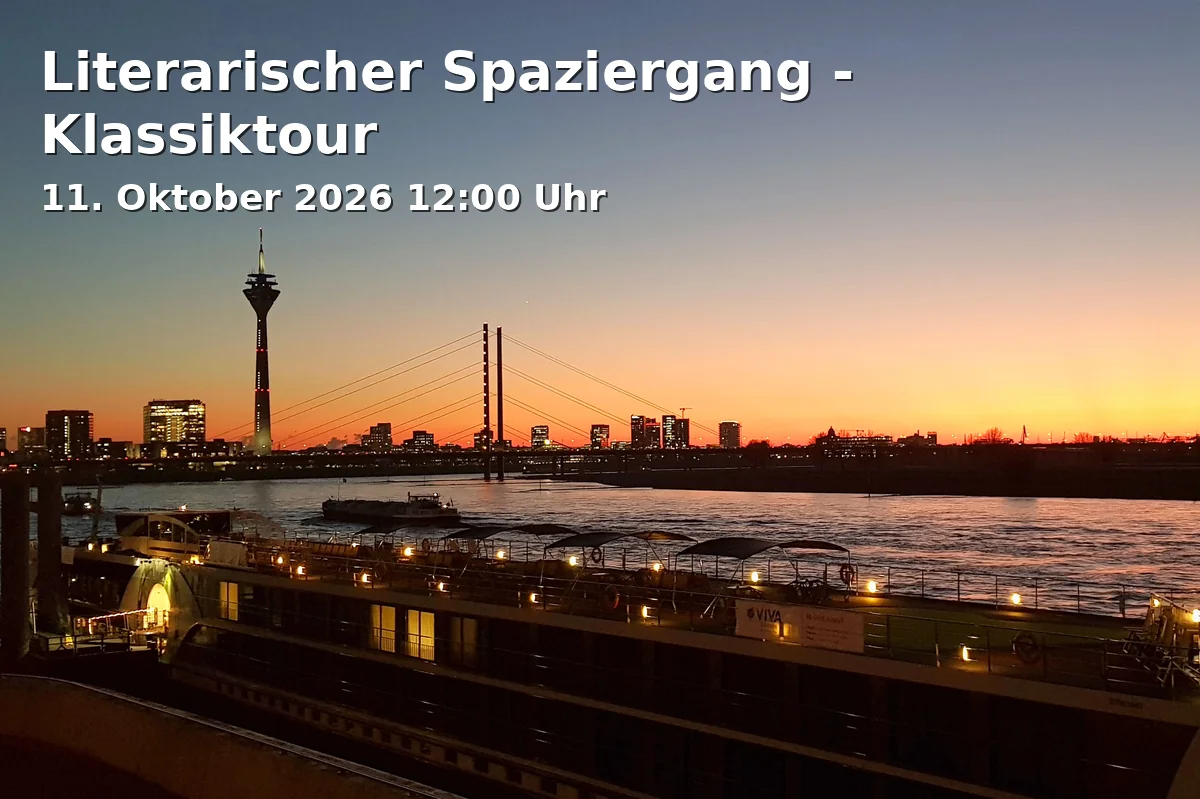 Event: Literarischer Spaziergang - Klassiktour in Heinrich-Heine-Denkmal am Schwanenmarkt, Haroldstraße 26, 40213 Düsseldorf on 11. Oktober 2026