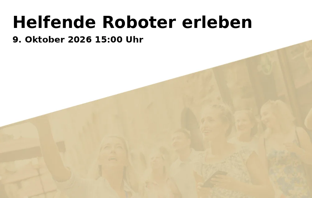 Event: Helfende Roboter erleben in Wissenswerkstadt Bielefeld, Wilhelmstraße 3, 33602 Bielefeld on 9. Oktober 2026