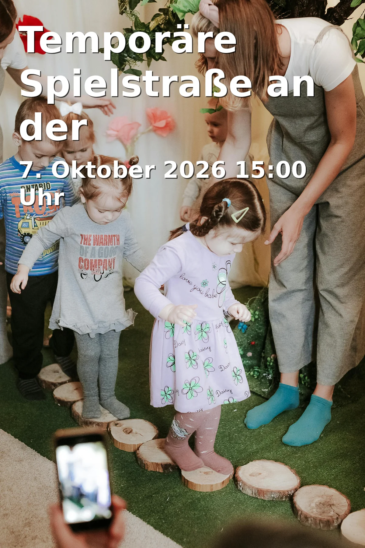 Temporäre Spielstraße an der Klemmbutze