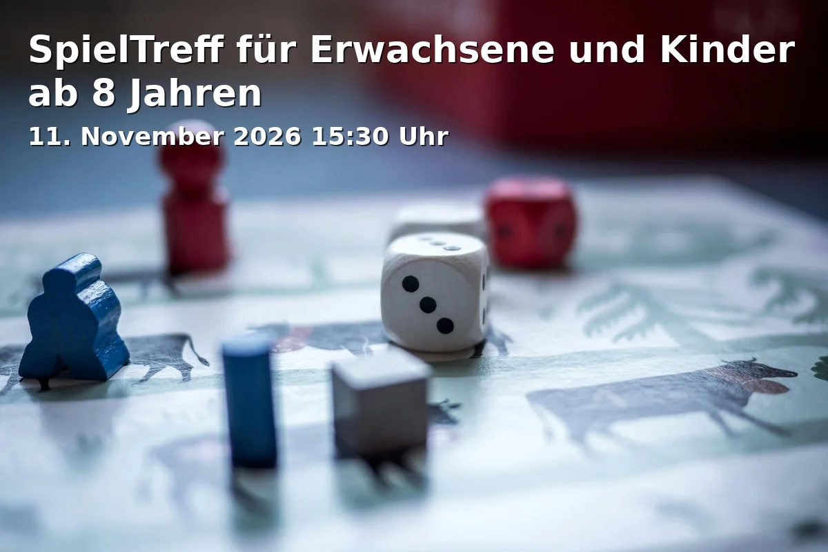 Event: SpielTreff für Erwachsene und Kinder ab 8 Jahren in Stadtbibliothek, Judenstraße 1, 31134 Hildesheim on 11. November 2026