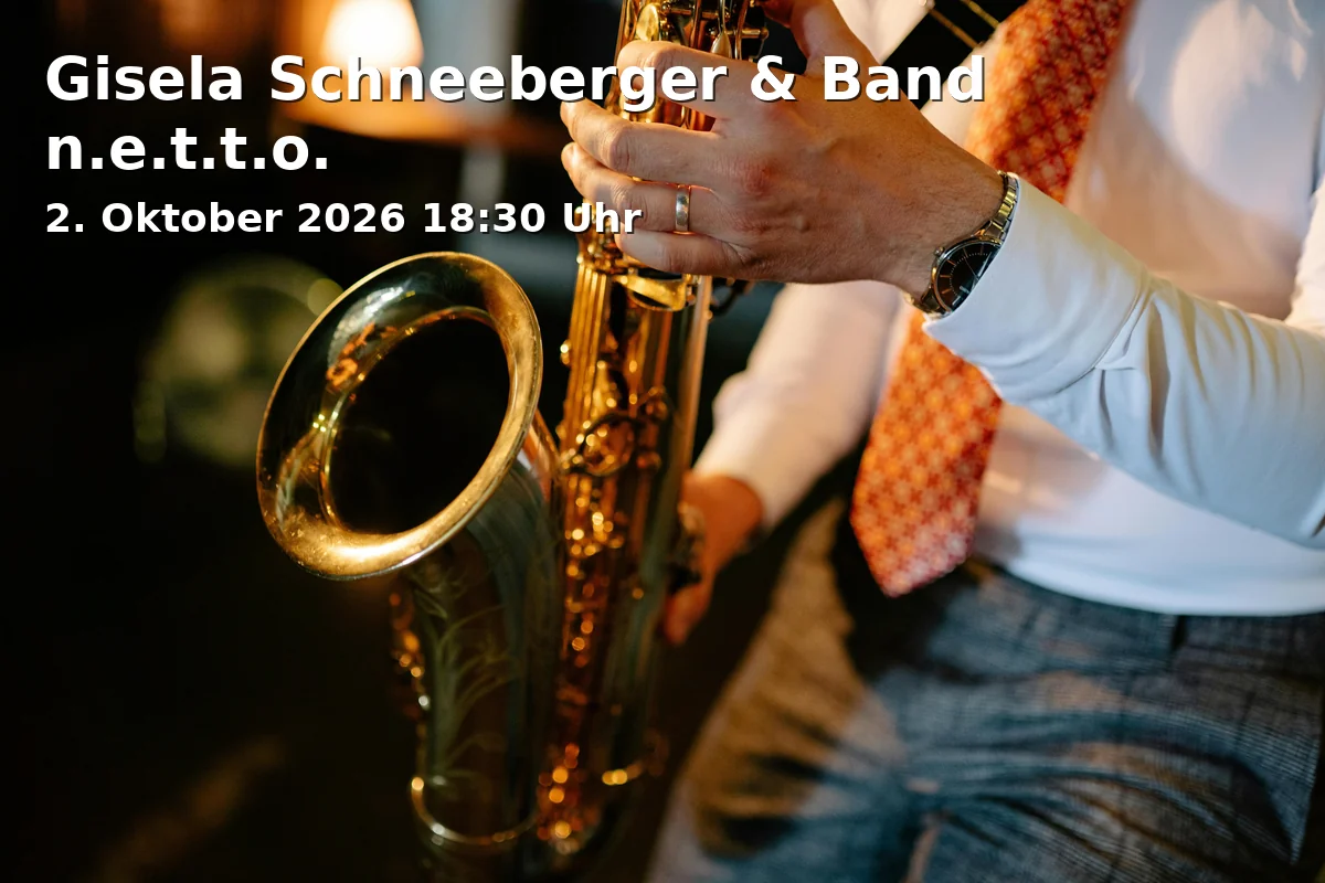 Event: Gisela Schneeberger & Band n.e.t.t.o. in Ziegel-Werk Erkheim on 2. Oktober 2026