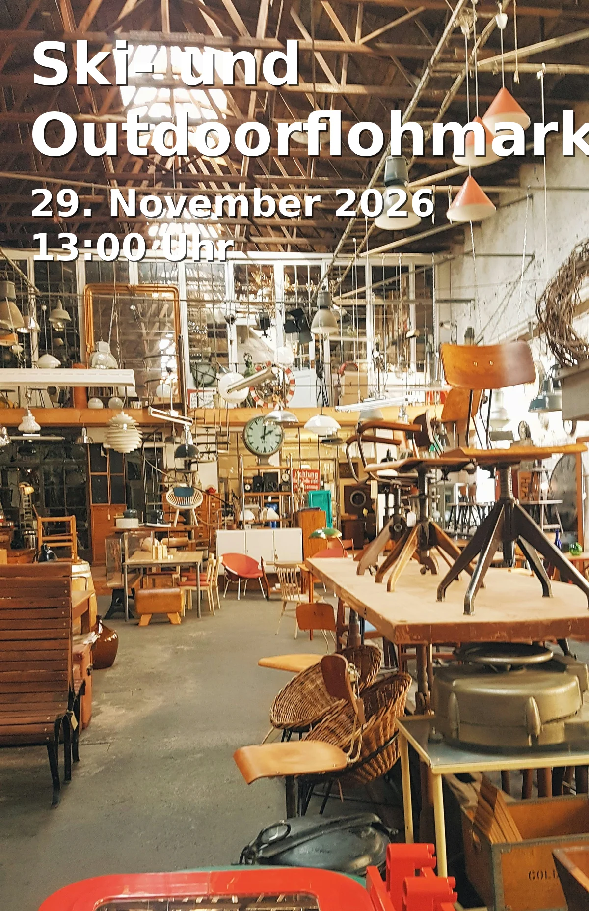 Event: Ski- und Outdoorflohmarkt in DAS ZENTRUM - Internationales Jugendkulturzentrum Bayreuth e.V., Europasaal, Äußere Badstraße 7a, 95448 Bayreuth on 29. November 2026