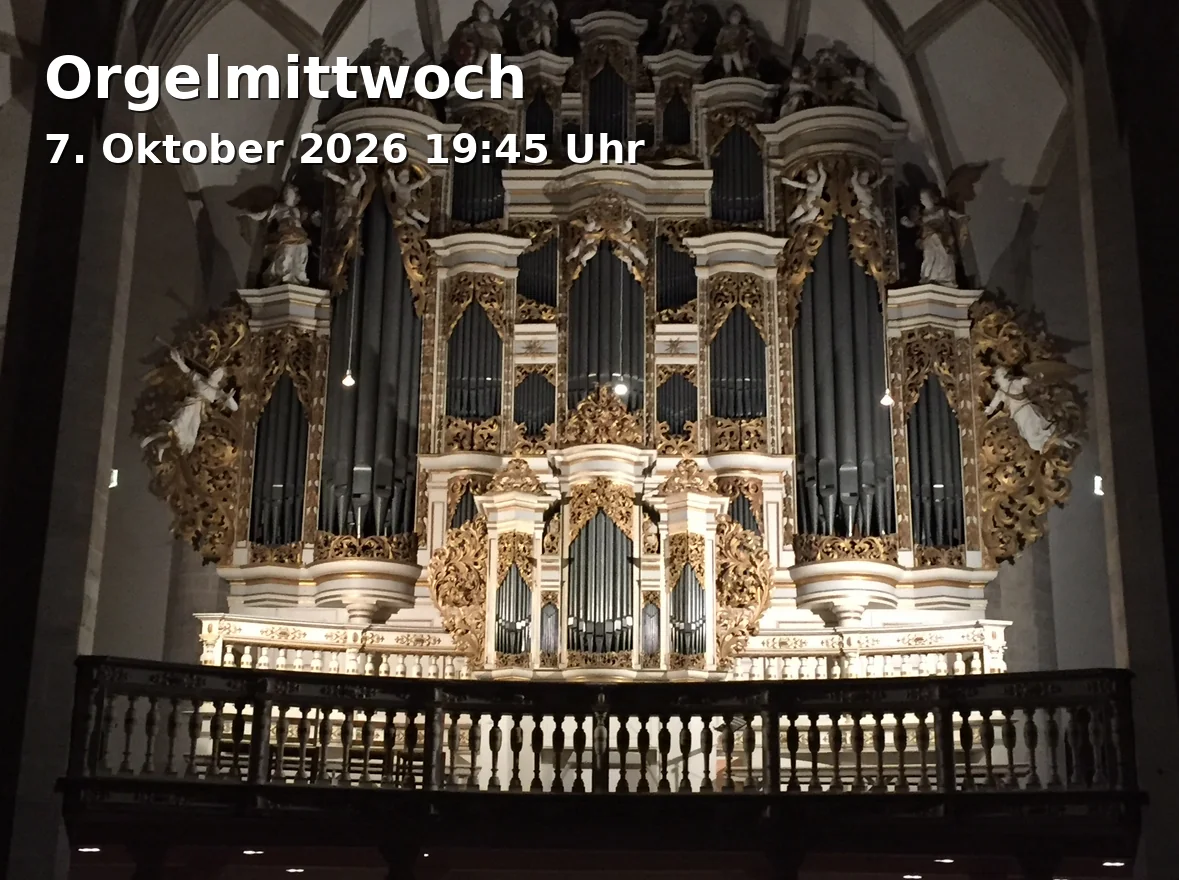 Event: Orgelmittwoch in Pfarrkirche Wiederkunft Christi, Heubergstraße 36, 83059 Kolbermoor on 7. Oktober 2026