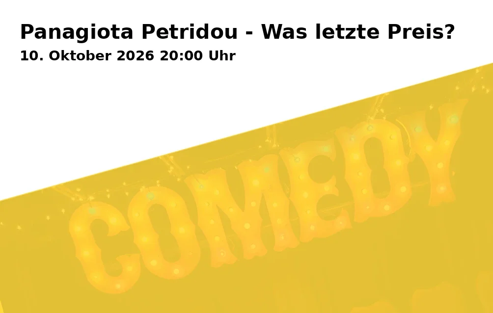 Panagiota Petridou - Was letzte Preis?