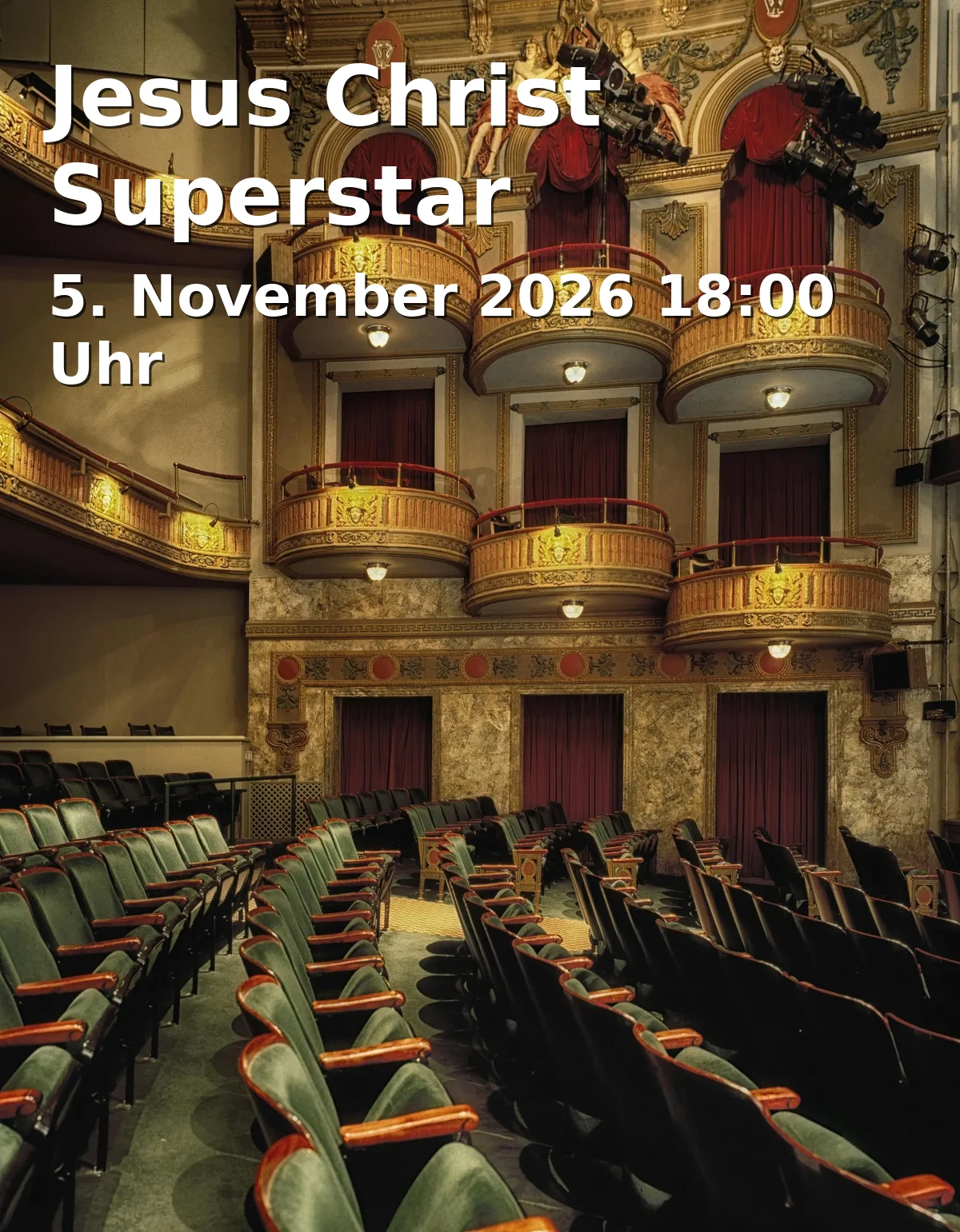 Event: Jesus Christ Superstar in Opernhaus des Staatstheaters Nürnberg, k.A., Nürnberg on 5. November 2026