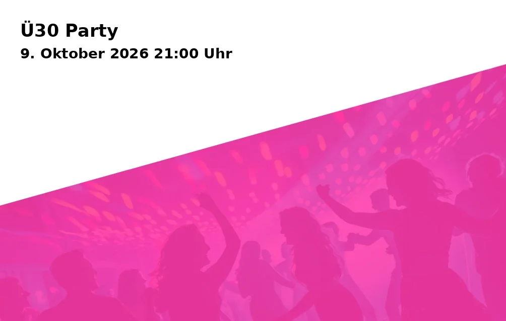 Event: Ü30 Party in Landsberger Straße 57, 82266 Inning am Ammersee on 9. Oktober 2026