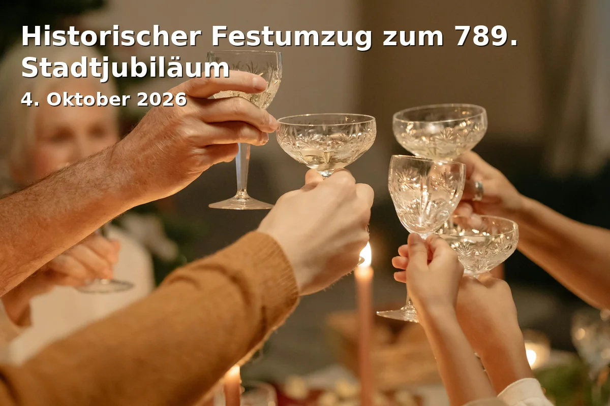 Event: Historischer Festumzug zum 789. Stadtjubiläum in Geraer Innenstadt, k.A., Gera on 4. Oktober 2026