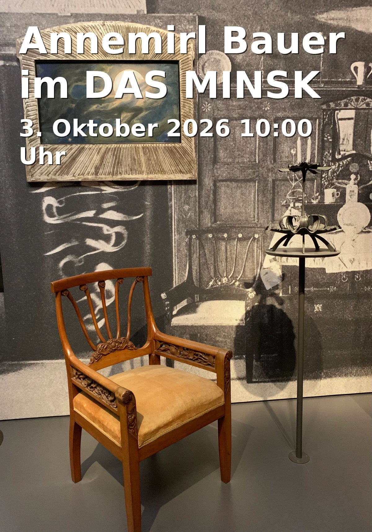 Event: Annemirl Bauer im DAS MINSK in DAS MINSK Kunsthaus, Max-Planck-Straße 10, 14473 Potsdam on 3. Oktober 2026