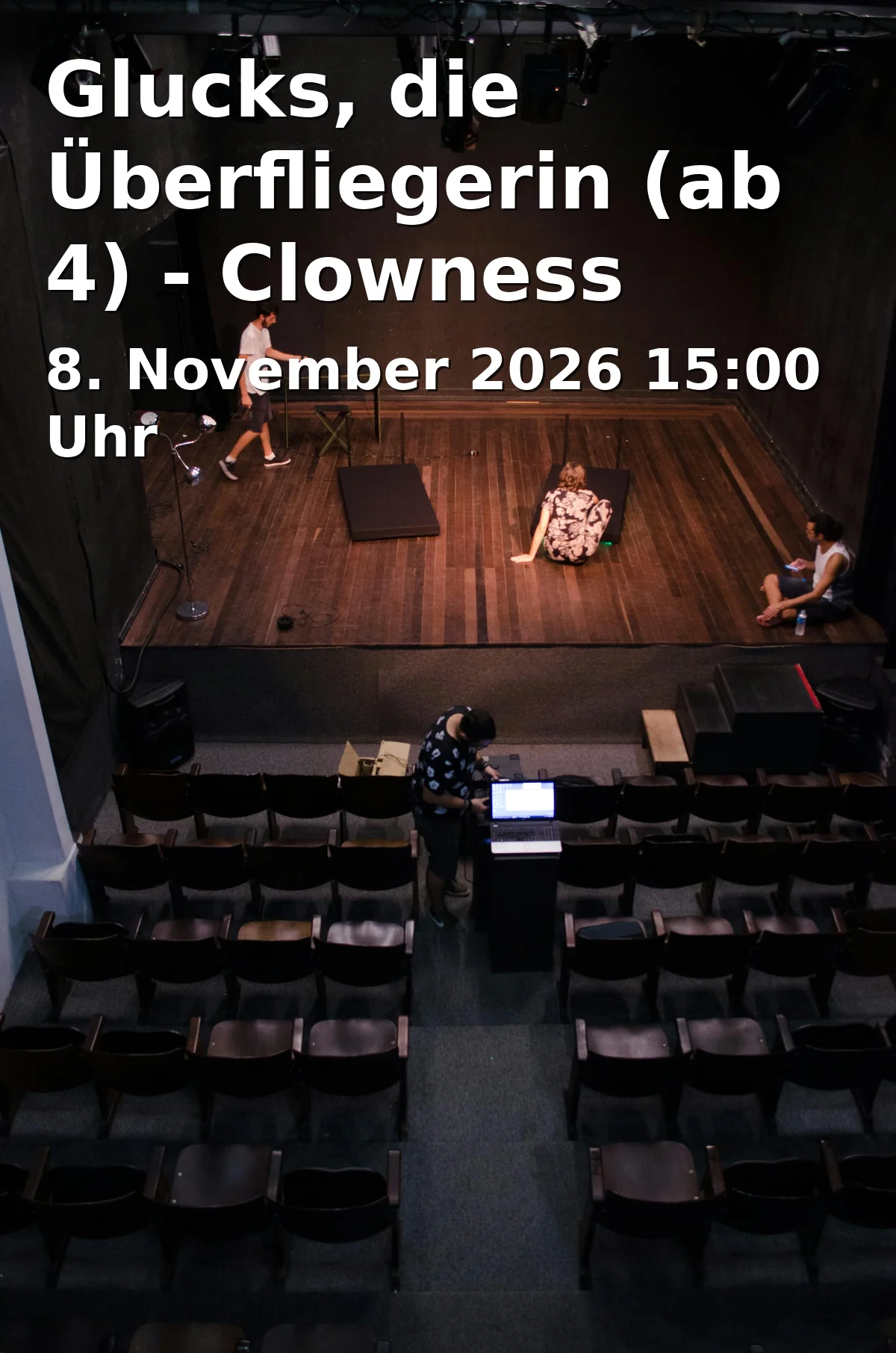 Event: Glucks, die Überfliegerin (ab 4) - Clowness Theater in Abraxas, Sommestraße 30, 86156 Augsburg on 8. November 2026