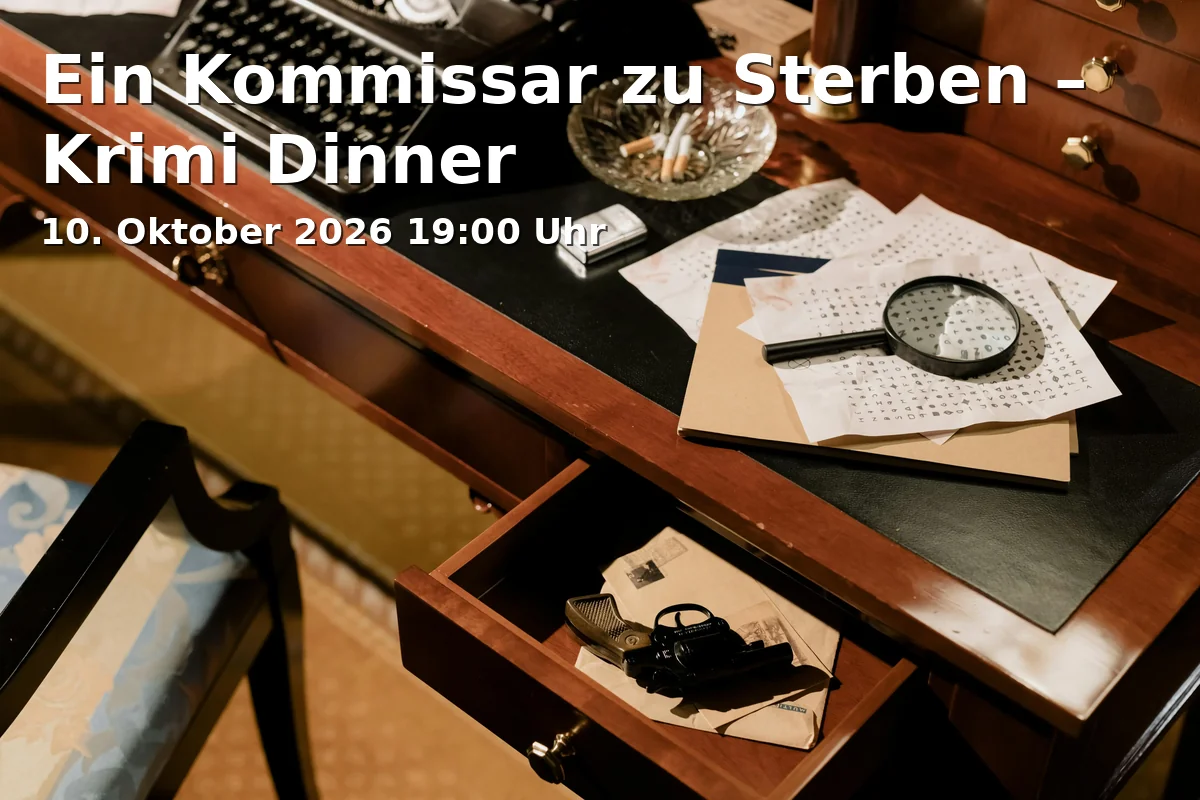 Event: Ein Kommissar zu Sterben – Krimi Dinner