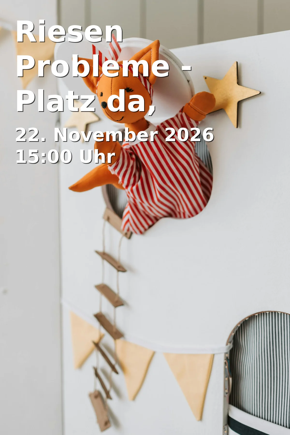 Event: Riesen Probleme - Platz da, Schnecke! (ab 5) in Abraxas, Sommestraße 30, 86156 Augsburg on 22. November 2026