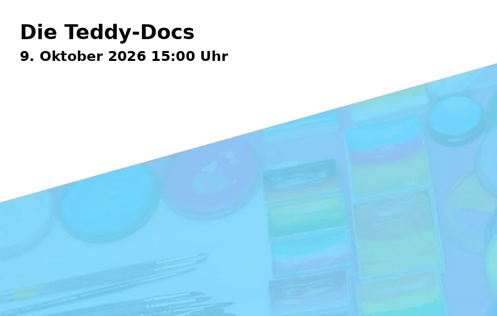 Event: Die Teddy-Docs in Universität Bielefeld, Gebäude R1, Morgenbreede 1, 33615 Bielefeld on 9. Oktober 2026
