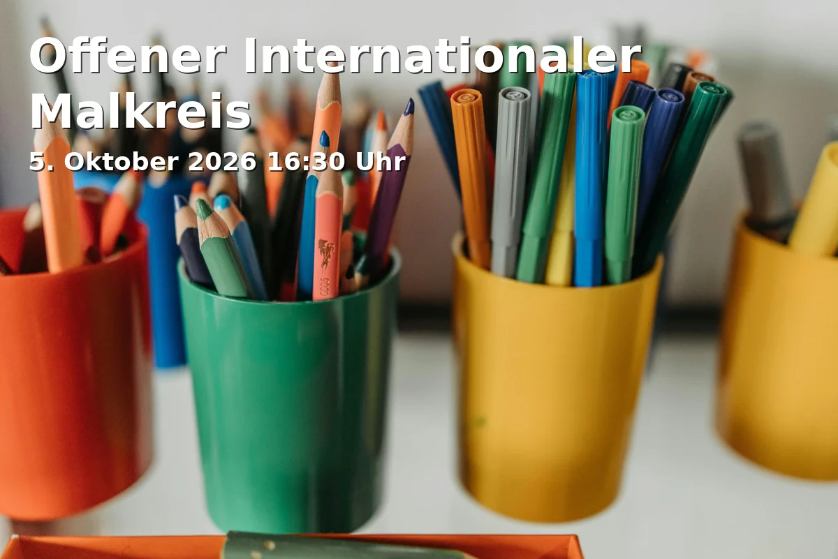 Event: Offener Internationaler Malkreis in Kulturpunkt Bruck, Fröbelstraße 6, 91058 Erlangen on 5. Oktober 2026