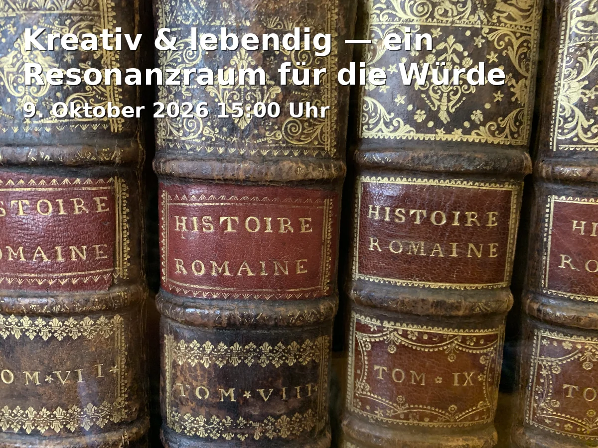 Event: Kreativ & lebendig — ein Resonanzraum für die Würde in Bielefeld-Mitte on 9. Oktober 2026
