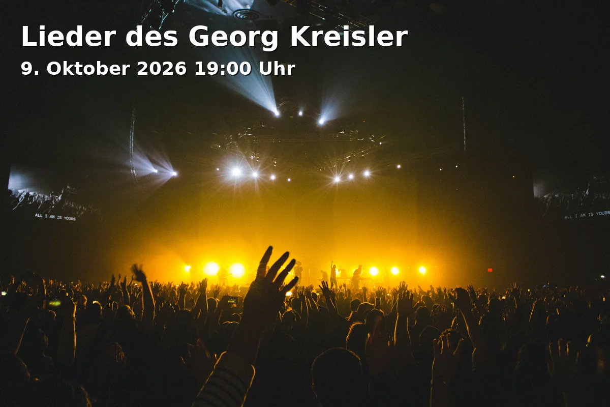 Event: Lieder des Georg Kreisler in Schloss Sassanfahrt, Schlossplatz 1, 96114 Hirschaid on 9. Oktober 2026