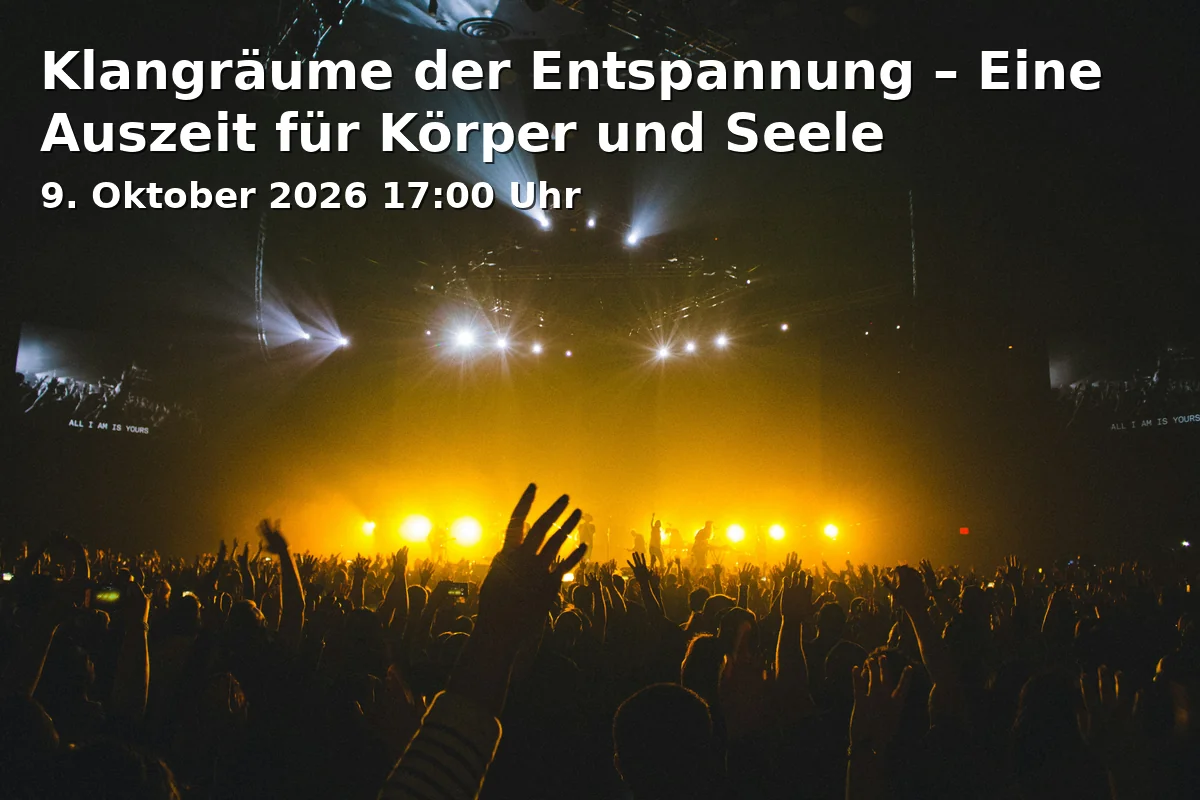 Event: Klangräume der Entspannung – Eine Auszeit für Körper und Seele in online@home on 9. Oktober 2026