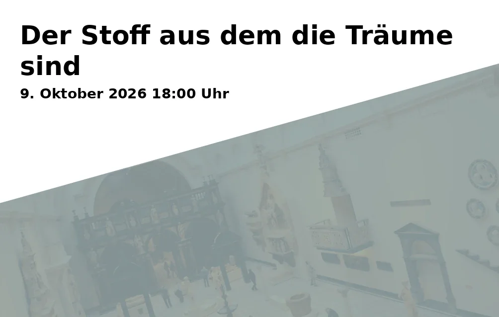 Event: Der Stoff aus dem die Träume sind in Rathaus, Rathausplatz 1, 83233 Bernau am Chiemsee on 9. Oktober 2026