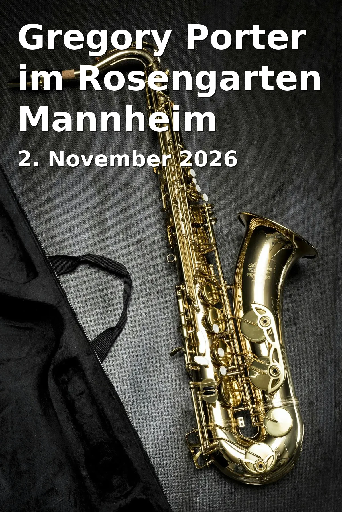 Event: Gregory Porter im Rosengarten Mannheim in Rosengarten Mannheim, Rosengartenplatz 2, 68161 Mannheim on 2. November 2026