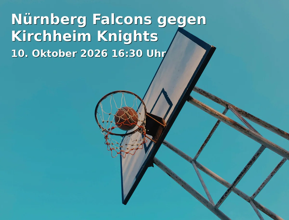 Event: Nürnberg Falcons gegen Kirchheim Knights in Kia Metropol Arena, Dr.-Ingeborg-Bausenwein-Straße 1, 90431 Nürnberg on 10. Oktober 2026