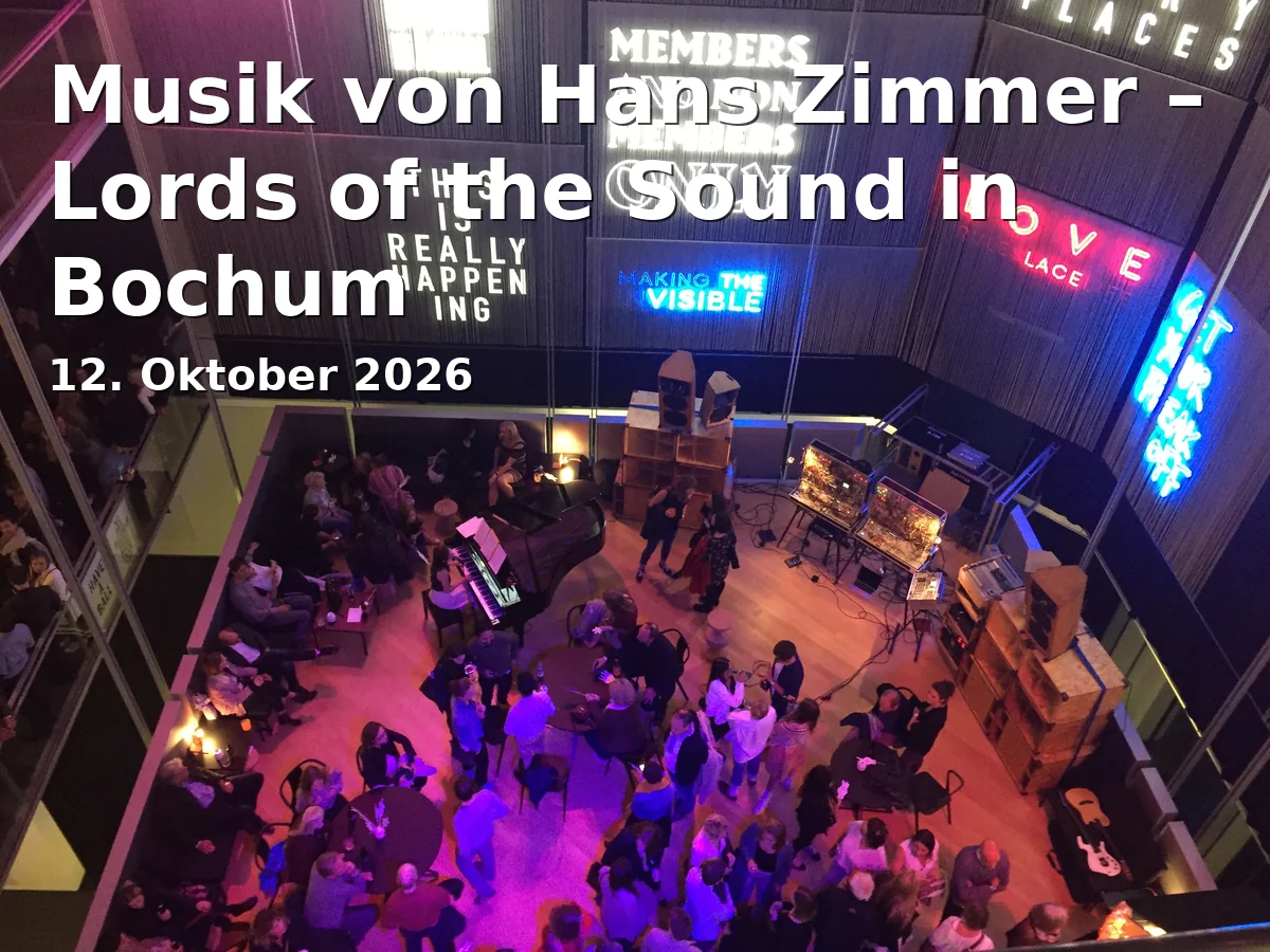 Event: Musik von Hans Zimmer – Lords of the Sound in Bochum in STARLIGHT EXPRESS Theater Bochum, k.A., Bochum on 12. Oktober 2026