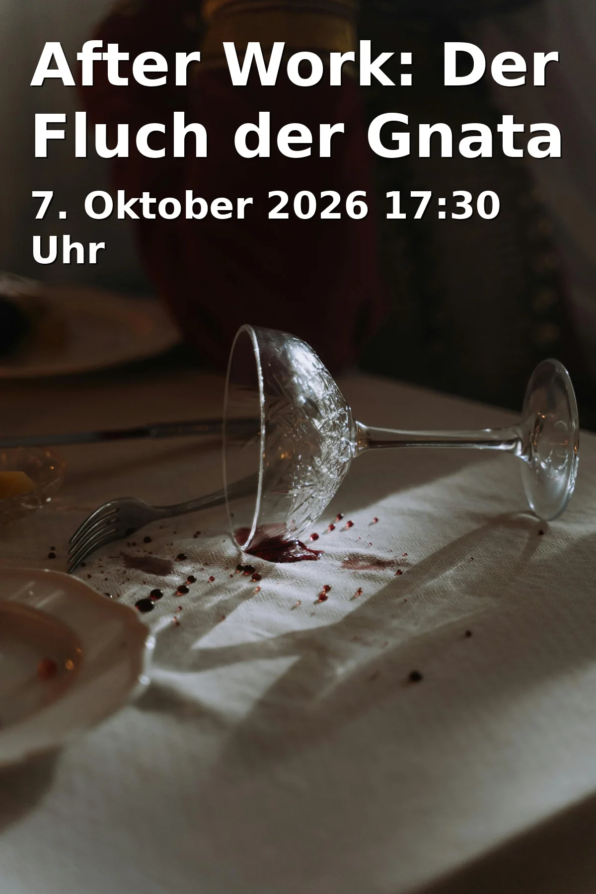 Event: After Work: Der Fluch der Gnata in Archäologisches Museum Colombischlössle, Rotteckring 5, 79098 Freiburg im Breisgau on 7. Oktober 2026