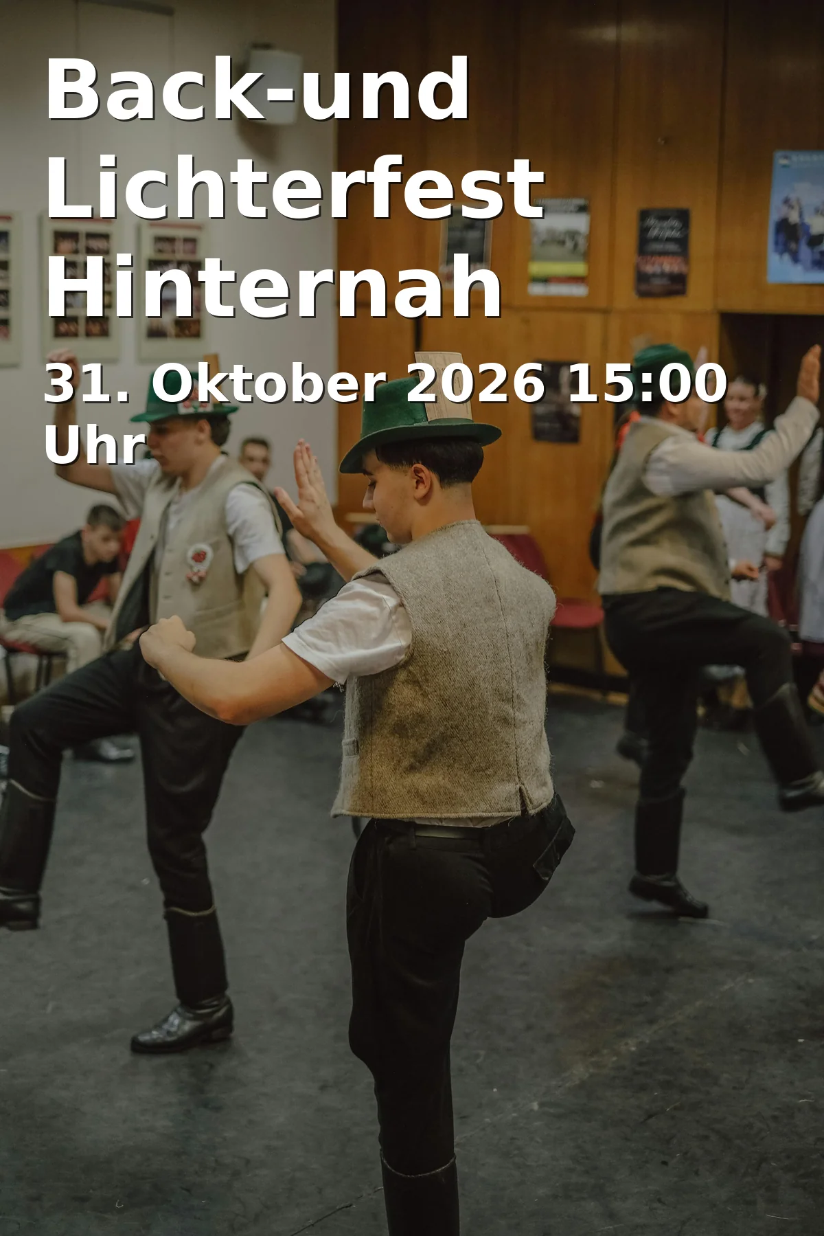 Event: Back-und Lichterfest Hinternah in Backhaus Hinternah, Brandtsköppshaus, Schleusingen-Hinternah on 31. Oktober 2026