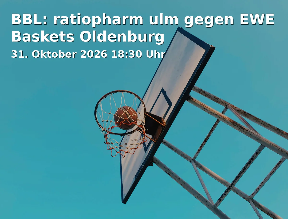 BBL: ratiopharm ulm gegen EWE Baskets Oldenburg
