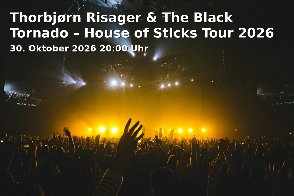 Event: Thorbjørn Risager & The Black Tornado – House of Sticks Tour 2026 in Harmonie Bonn, Bonn on 30. Oktober 2026