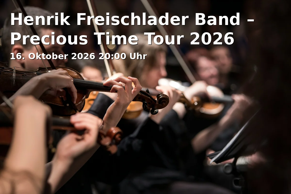 Event: Henrik Freischlader Band – Precious Time Tour 2026 in Kulturzentrum Alte Mälzerei, k.A., Regensburg on 16. Oktober 2026
