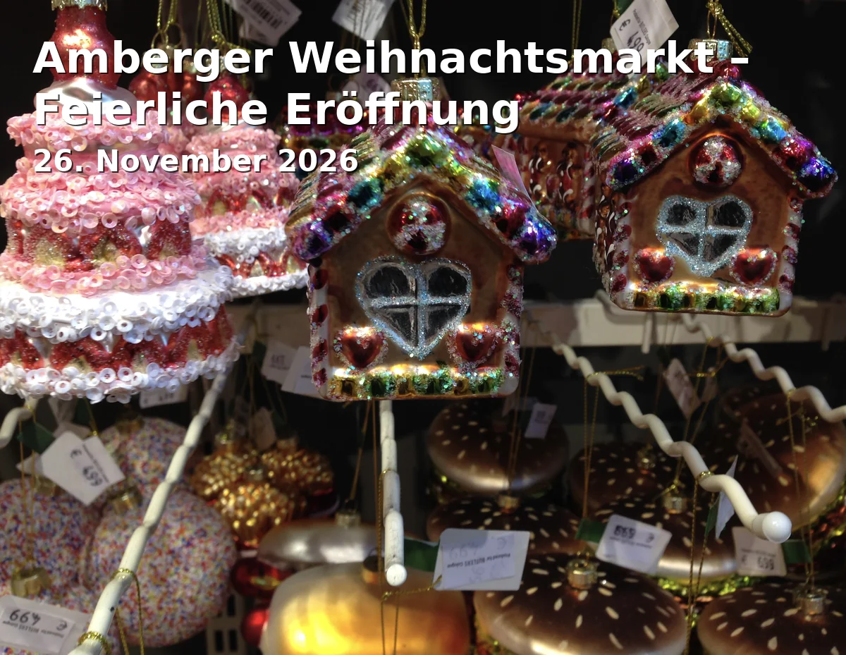 Event: Amberg Christmas Market – Festive Opening