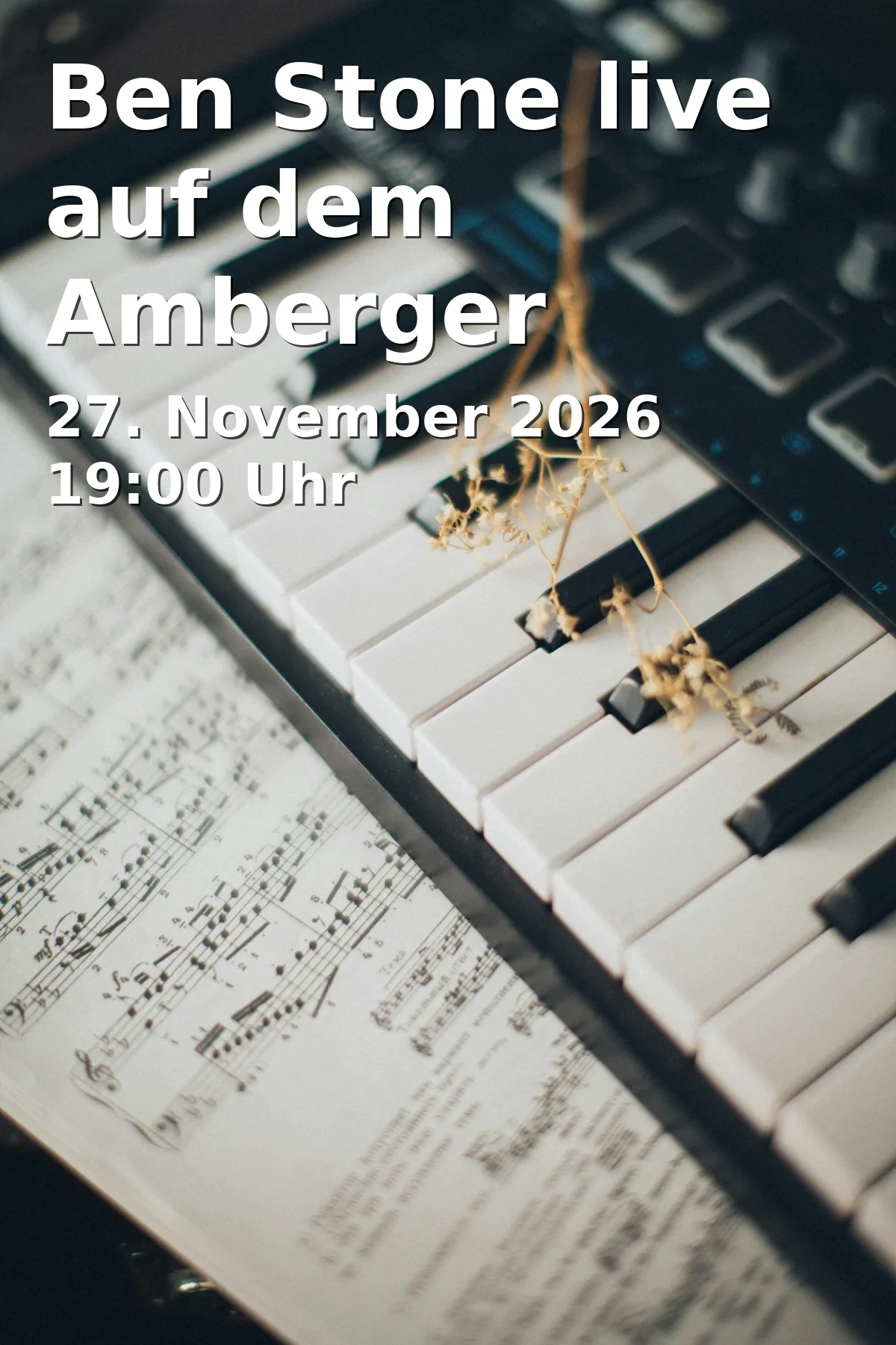 Event: Ben Stone live at the Amberg Christmas Market