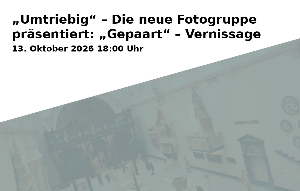 Event: „Umtriebig“ – Die neue Fotogruppe präsentiert: „Gepaart“ – Vernissage in Stadtteilbibliothek Gelsenkirchen-Buer, Hochstraße 40-44, 45894 Gelsenkirchen on 13. Oktober 2026