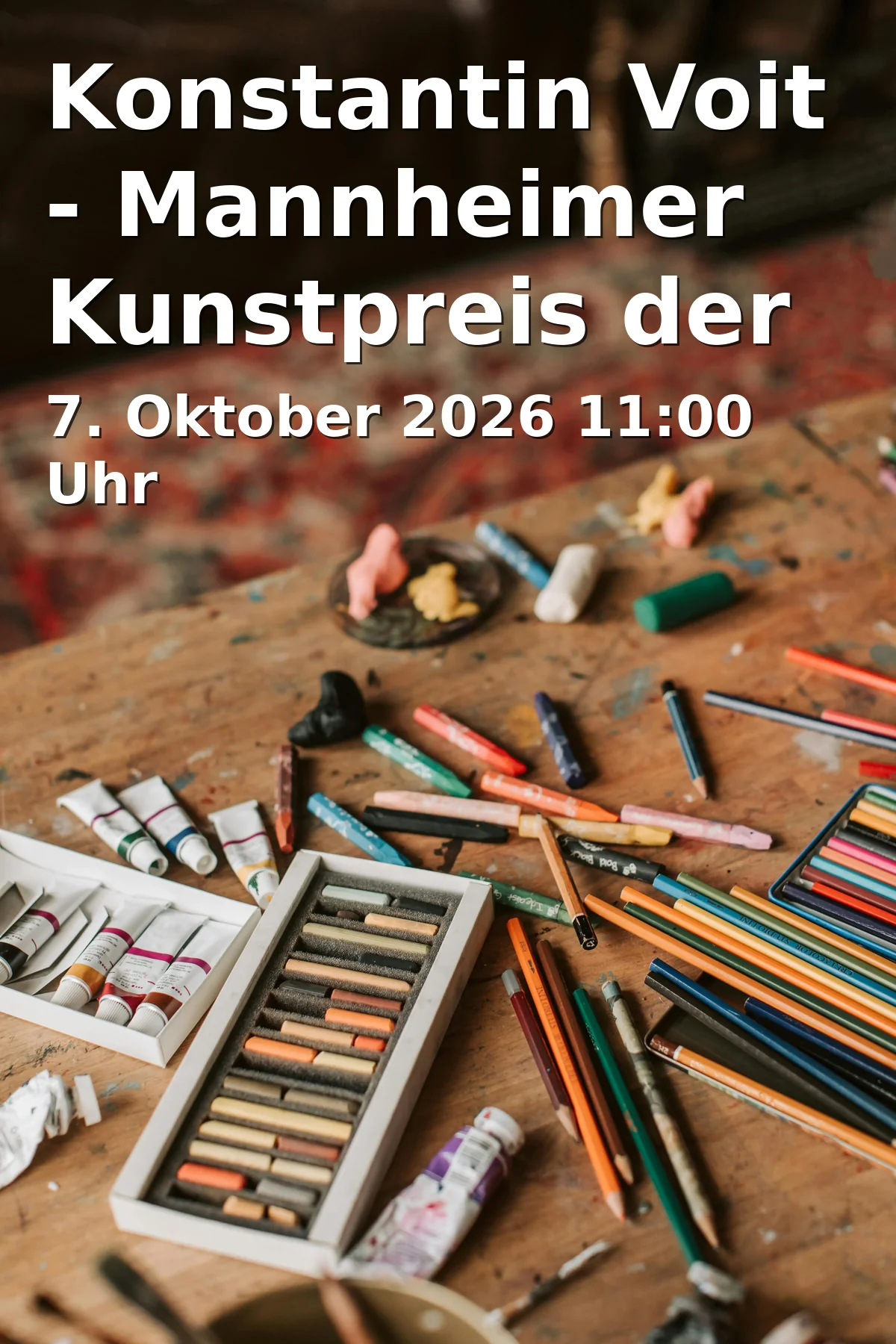 Event: Konstantin Voit - Mannheimer Kunstpreis der Heinrich-Vetter-Stiftung in PORT25 – Raum für Gegenwartskunst, Hafenstraße 25 - 27, 68159 Mannheim on 7. Oktober 2026