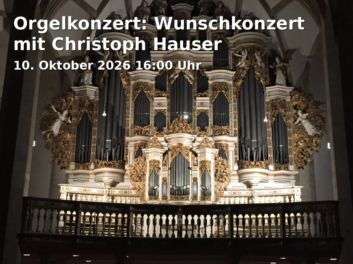 Event: Orgelkonzert: Wunschkonzert mit Christoph Hauser in Basilika, Seb.-Kneipp-Str. 1, 87724 Ottobeuren on 10. Oktober 2026
