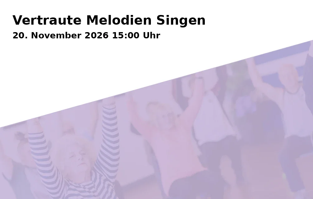 Event: Vertraute Melodien Singen in COMU Carl Orff Museum, Ziegelstadel 1, 86911 Dießen on 20. November 2026