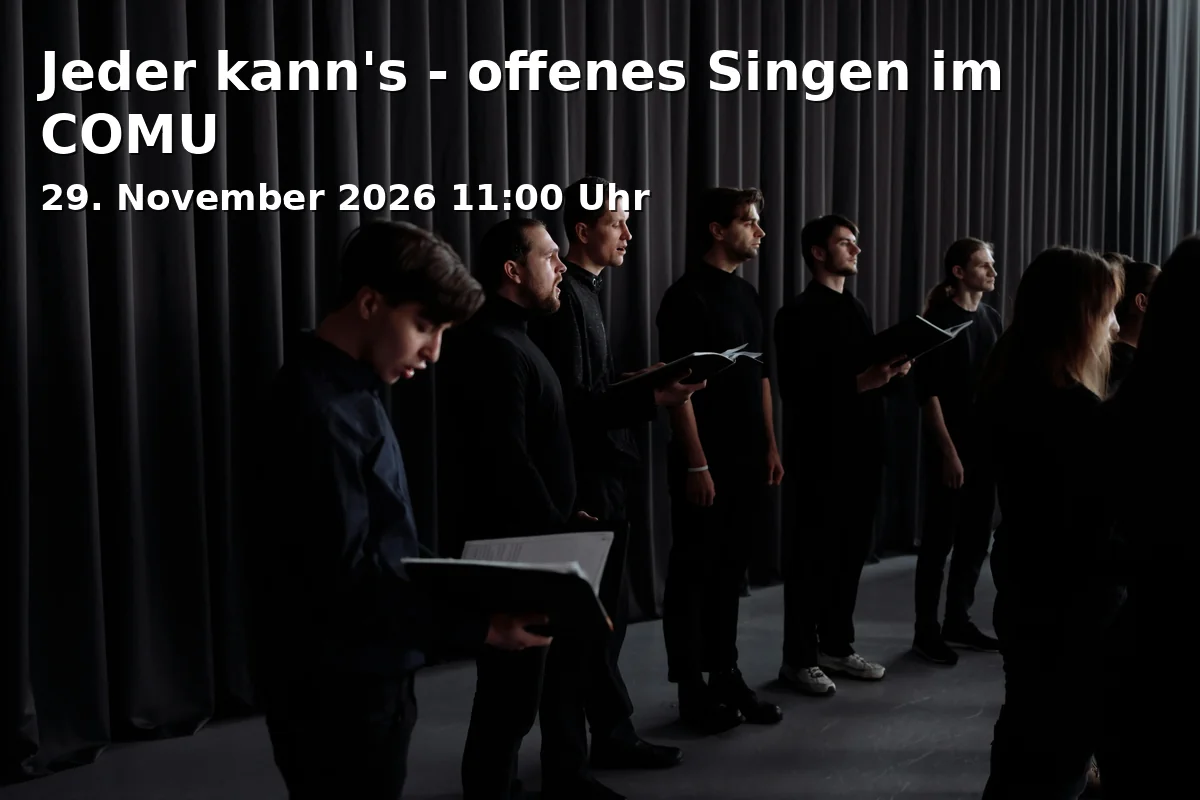 Event: Jeder kann's - offenes Singen im COMU in COMU Carl Orff Museum, Ziegelstadel 1, 86911 Dießen am Ammersee on 29. November 2026
