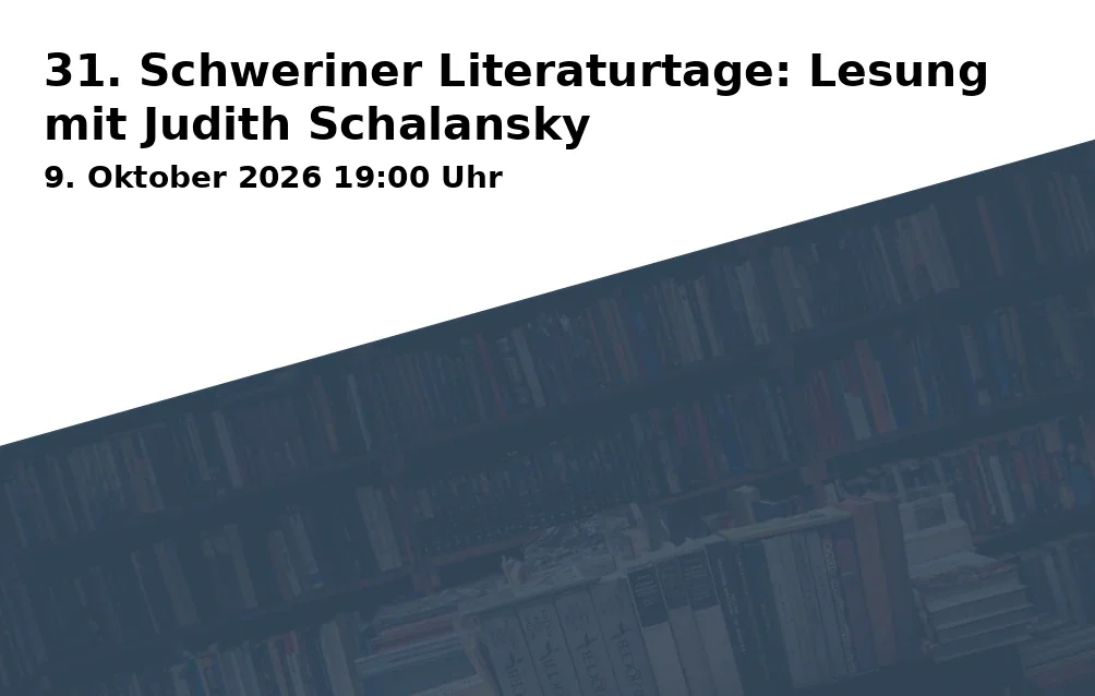 Event: 31. Schweriner Literaturtage: Lesung mit Judith Schalansky in Staatliches Museum Schwerin, Alter Garten 3, 19055 Schwerin on 9. Oktober 2026