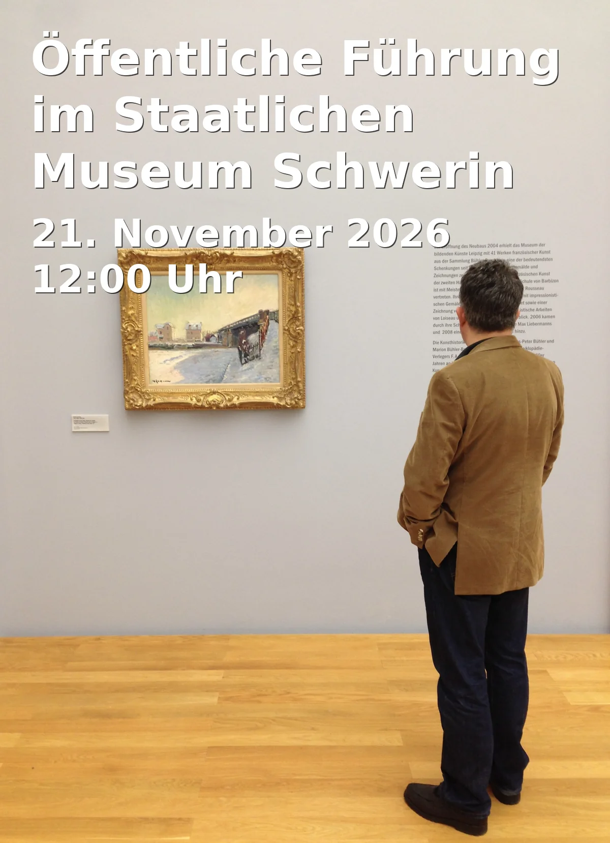 Event: Öffentliche Führung im Staatlichen Museum Schwerin in Staatliches Museum Schwerin, Alter Garten 3, 19055 Schwerin on 21. November 2026
