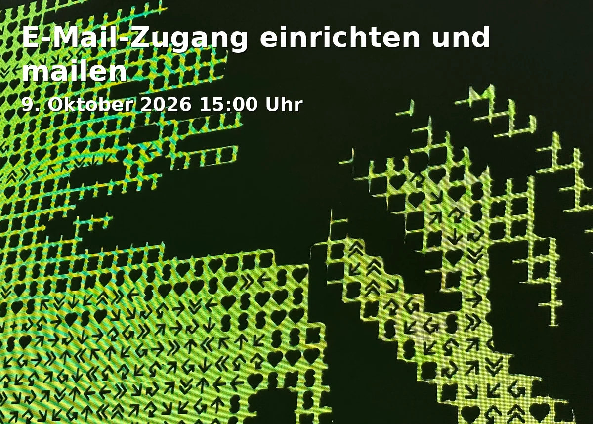 Event: E-Mail-Zugang einrichten und mailen in BIC BildungsCenter im KÖWE, Dr.-Gessler-Straße 47, 93051 Regensburg on 9. Oktober 2026