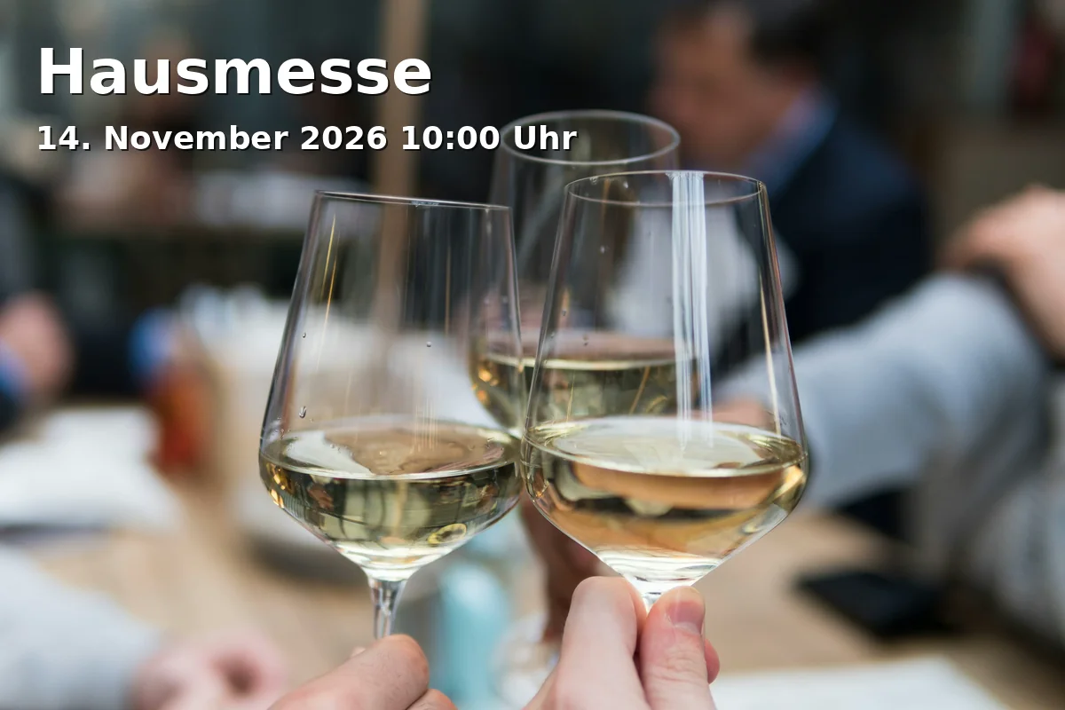 Event: Hausmesse in Weinhandlung Kirchner, Karlstr. 109, 74076 Heilbronn on 14. November 2026