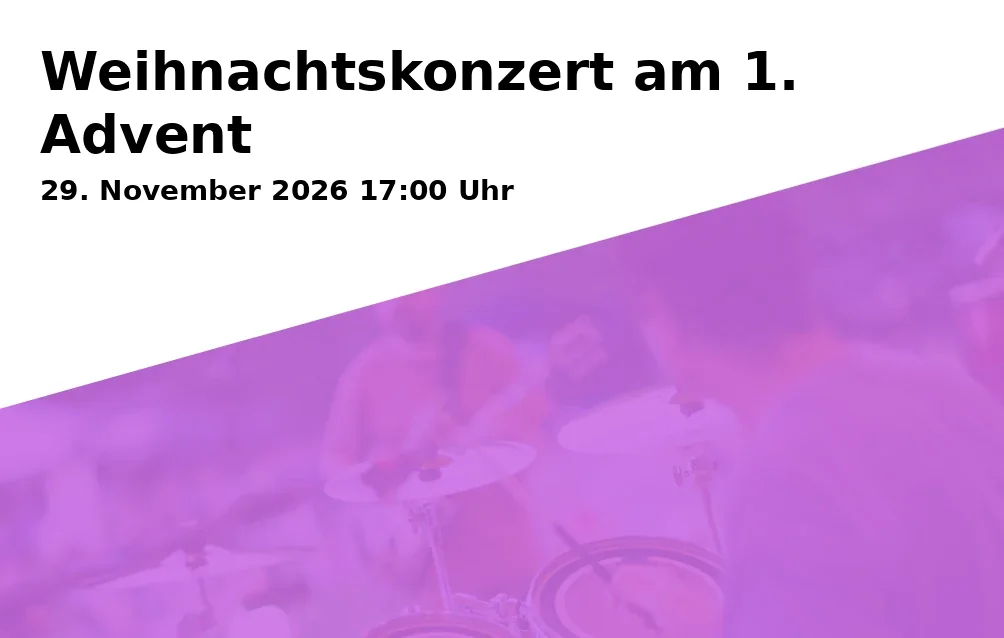 Event: Weihnachtskonzert am 1. Advent in Alte Lokhalle, Mombacher Straße 78-80, 55122 Mainz on 29. November 2026