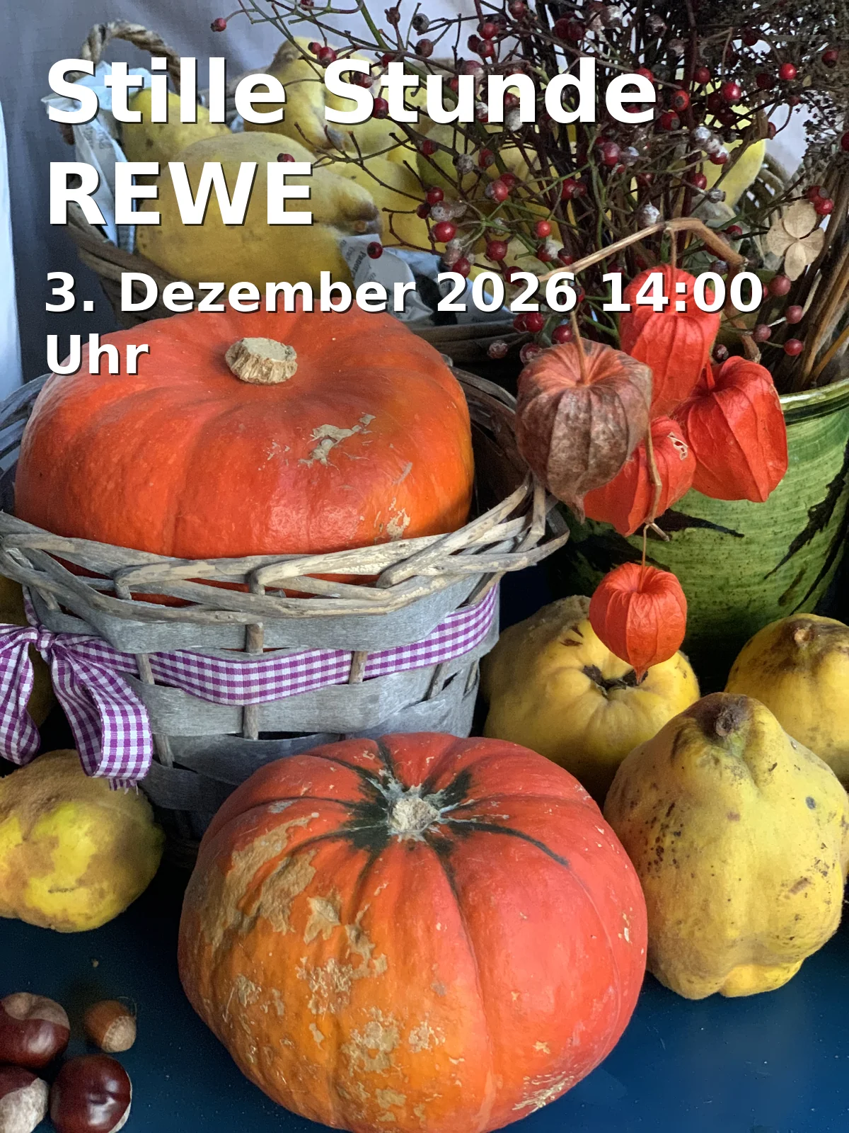 Event: Stille Stunde REWE in REWE Höcker, Gewerbestr. 5, 82211 Herrsching on 3. Dezember 2026