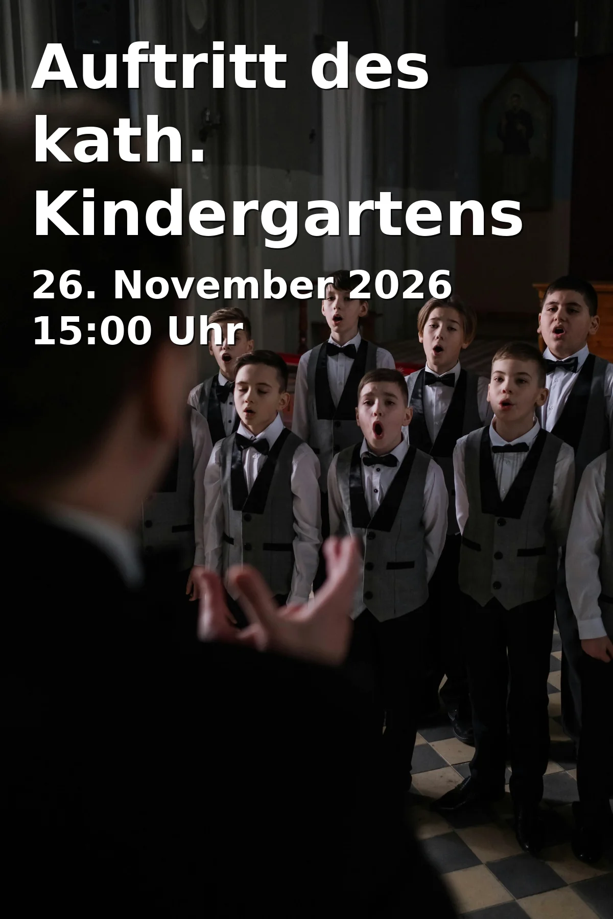 Event: Auftritt des kath. Kindergartens St. Vinzenz in Stadtparkett Bayreuth, Aktionsbühne Christkindlesmarkt, Maximilianstraße 34-62, 95444 Bayreuth on 26. November 2026