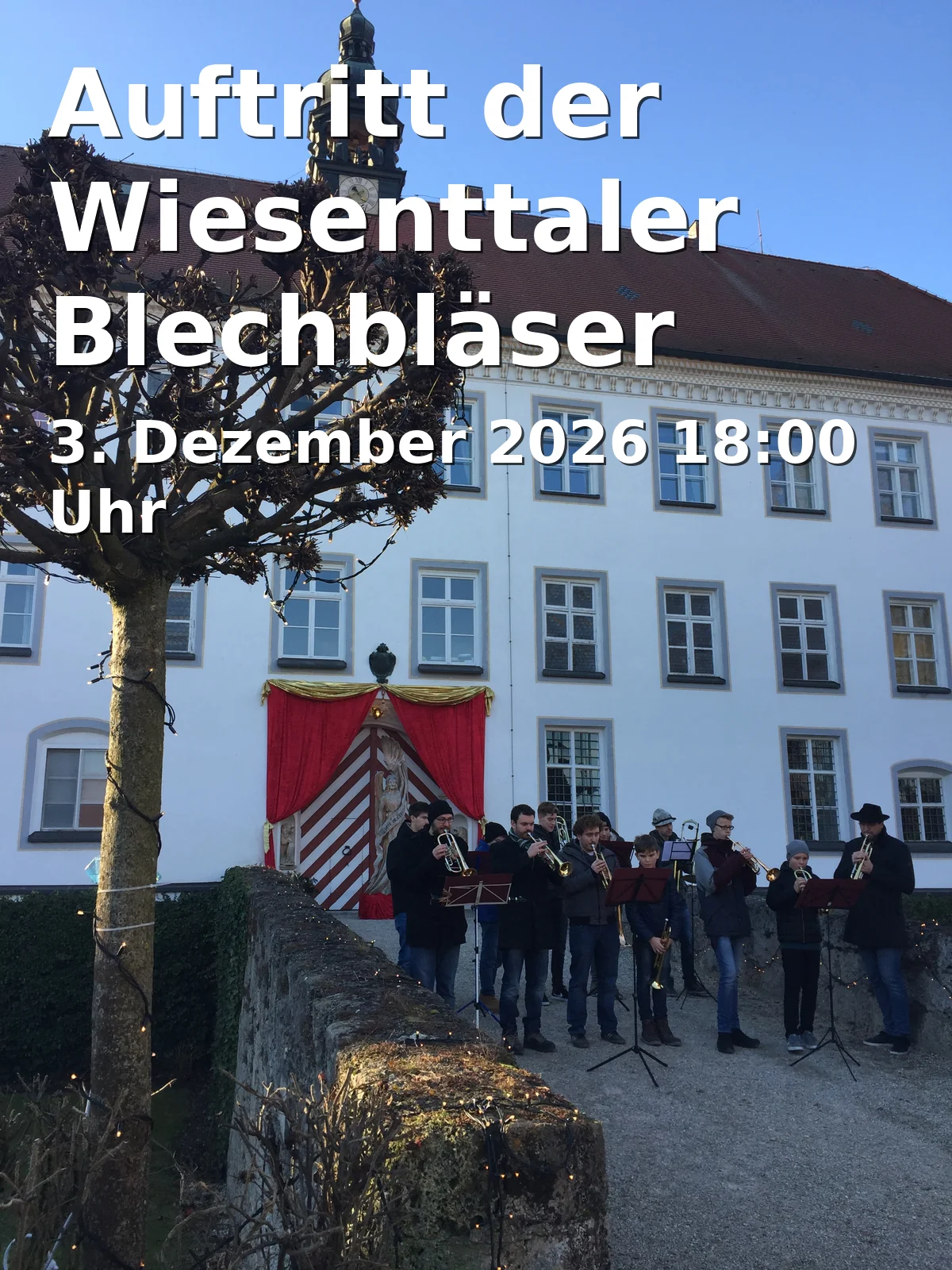 Event: Auftritt der Wiesenttaler Blechbläser in Stadtparkett Bayreuth, Aktionsbühne Christkindlesmarkt, Maximilianstraße 34-62, 95444 Bayreuth on 3. Dezember 2026