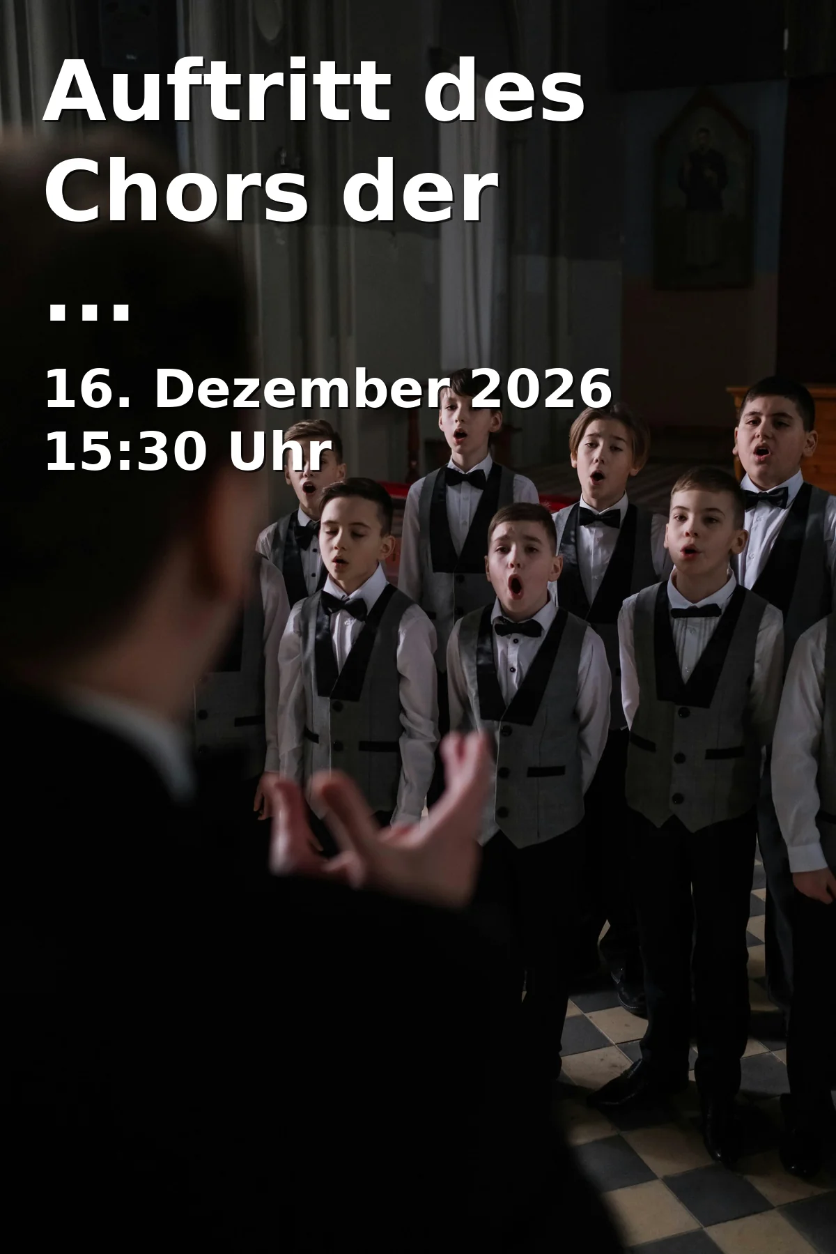 Event: Auftritt des Chors der Alexander-von-Humboldt-Realschule in Stadtparkett Bayreuth, Aktionsbühne Christkindlesmarkt, Maximilianstraße 34-62, 95444 Bayreuth on 16. Dezember 2026